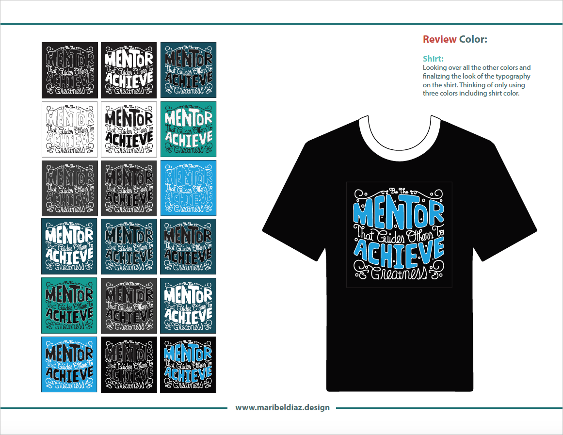Motivational Typography Shirt — image 4
