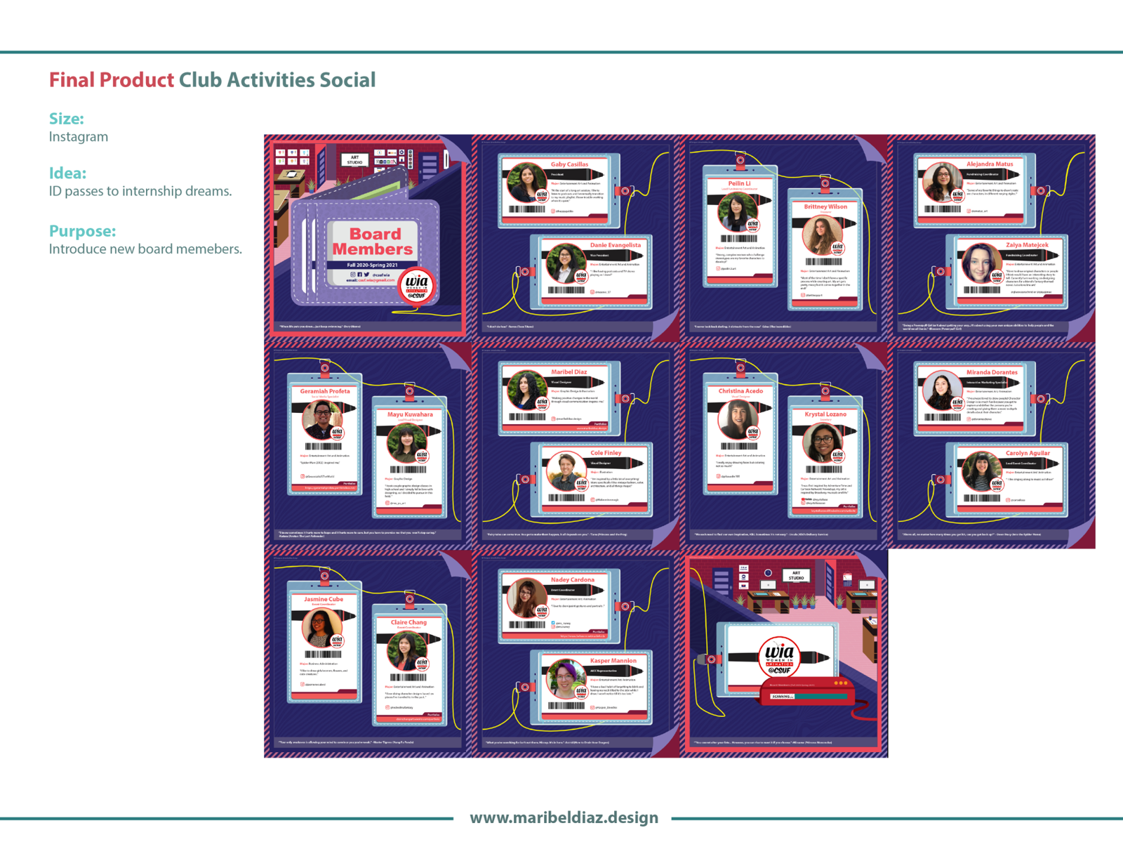 WIA (Women in Animation) CSUF Marketing Media & Posters — image 3