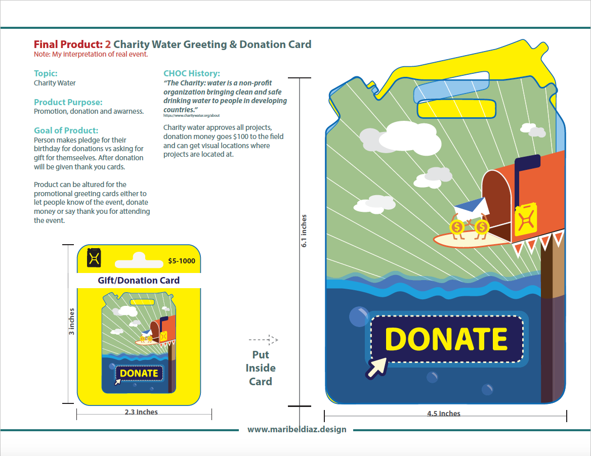 Charity Water Greeting & Donation Card — image 4