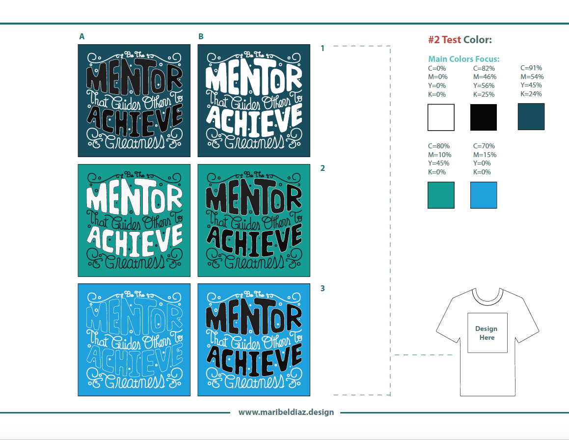 Motivational Typography Shirt — image 6