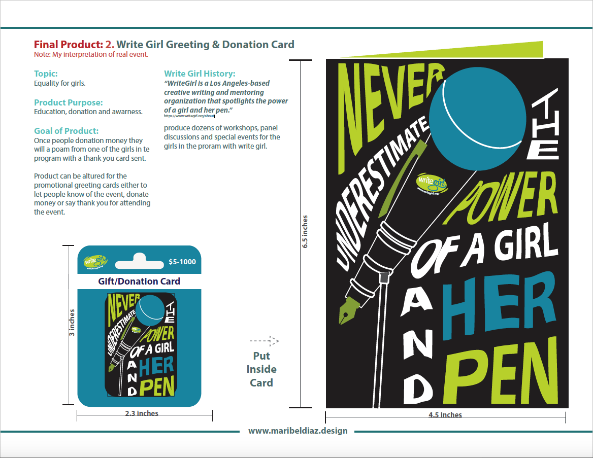 WriteGirl Greeting & Donation Card — image 7