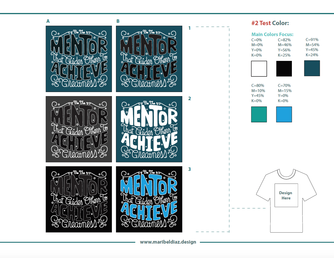 Motivational Typography Shirt — image 5