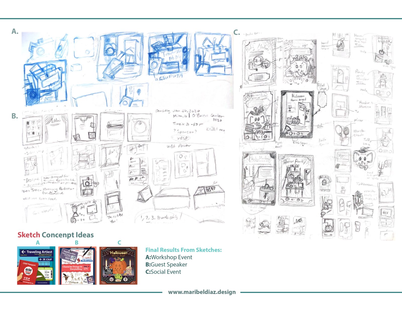 WIA (Women in Animation) CSUF Marketing Media & Posters — image 7