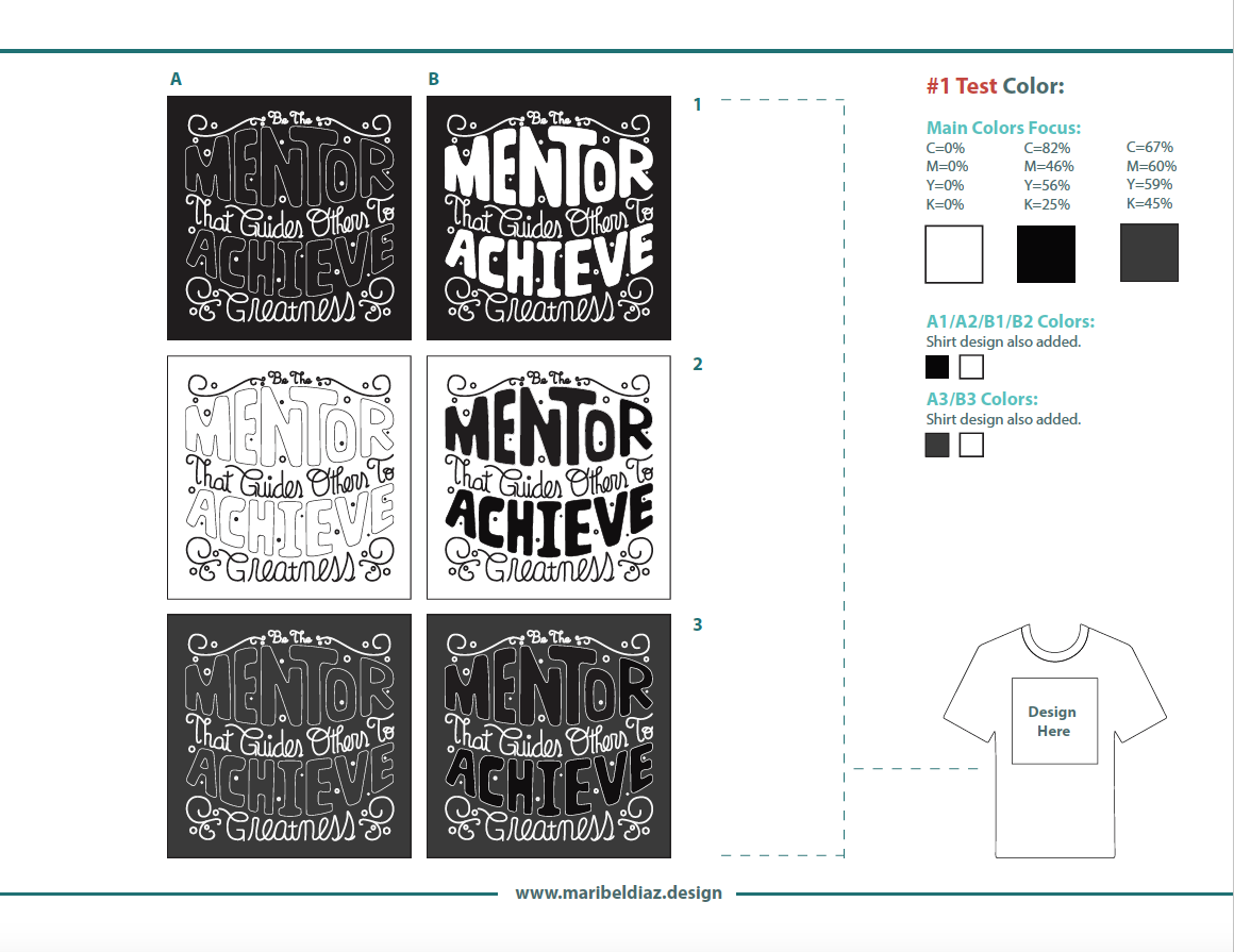 Motivational Typography Shirt — image 7