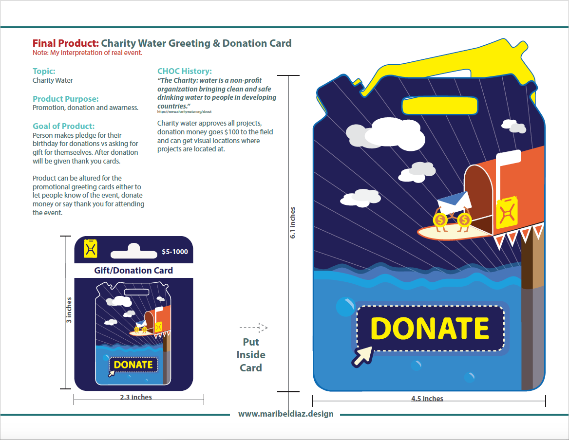 Charity Water Greeting & Donation Card — image 3