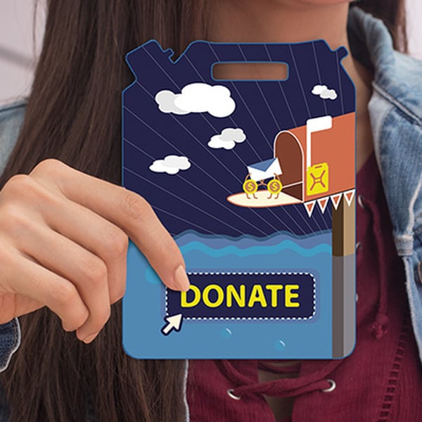 Charity Water Greeting & Donation Card